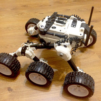 Small Martian rover 3D Printing 124954