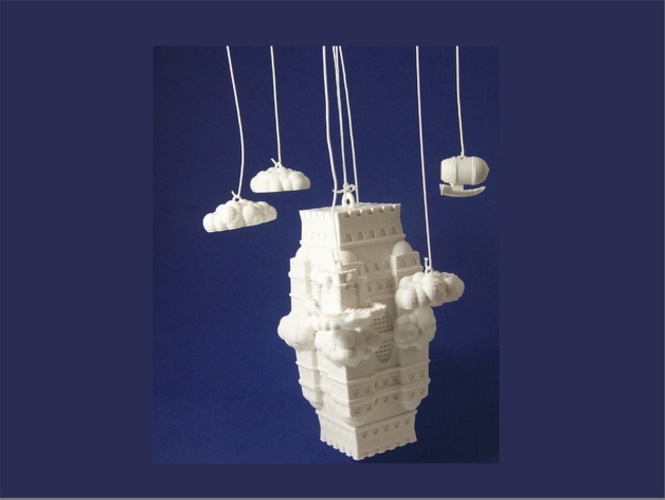 The Impossible Castle (Ornamental Mobile) 3D Print 1252