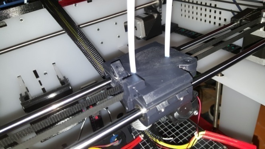 e3d bigbox dual bowden plate 3D Print 125352 e3d bigbox dual bowden plate 3D Print 125352