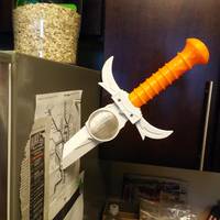 Small  Sword of Omens (Dagger) ...or Fridge Magnet 3D Printing 125361
