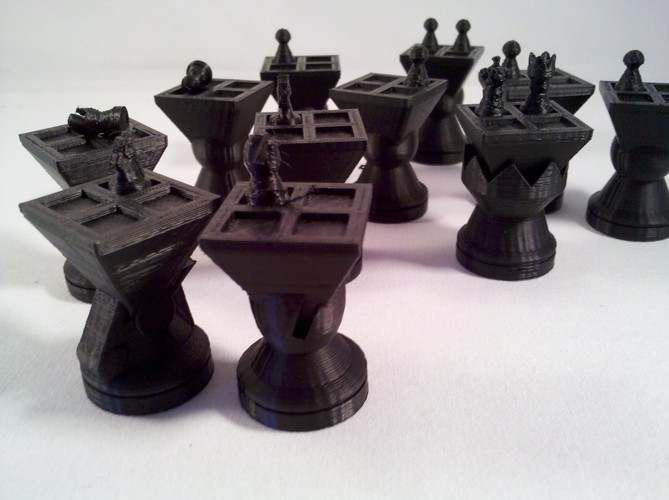 MetaChess Chess-on-Chess game variant 3D Print 125362