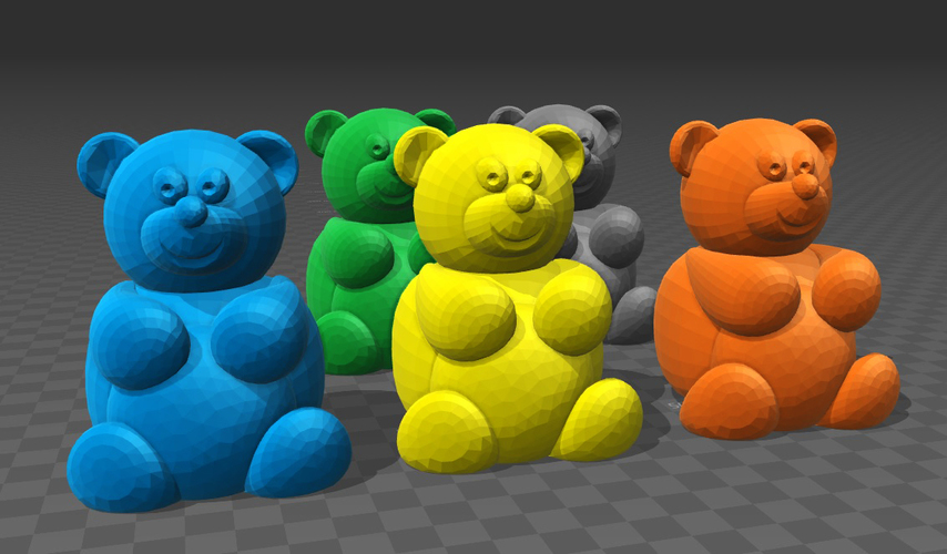 Toy Bear 3D Print 125441 Toy Bear 3D Print 125441