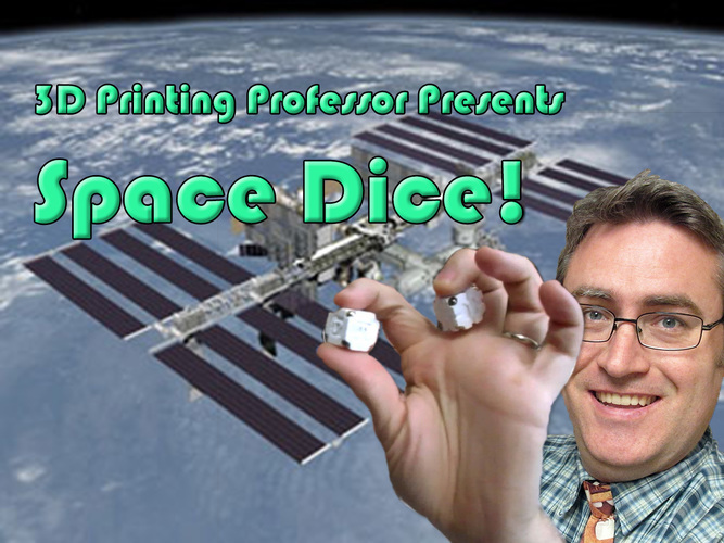 SpaceDice Variation 1 - Prototype 3D Print 125501