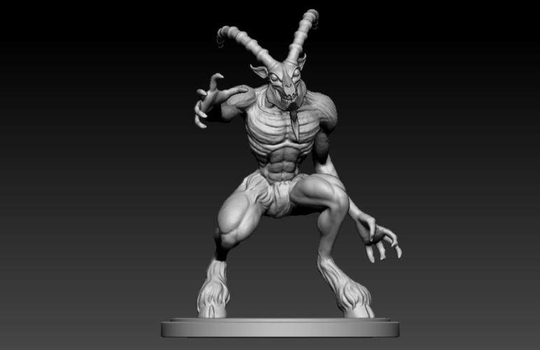Goat Demon 3D Print 125744