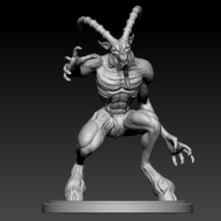 Small Goat Demon 3D Printing 125744