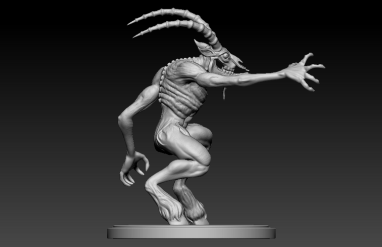 Goat Demon 3D Print 125746