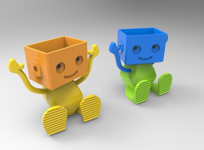 Puppy Flowerpot 3D Print 125773