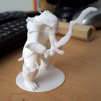 Small Roktor - The Dragonborn Fighter 3D Printing 125910