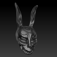 Small Donnie Darko's mask 3D Printing 126245