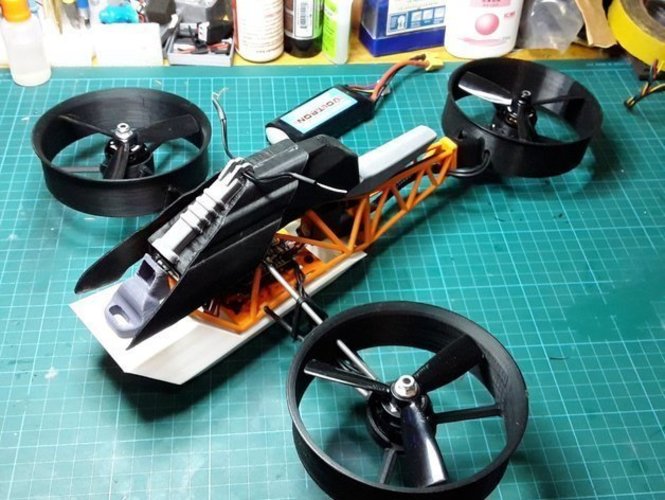 KTM Ascender RC tri copter 3D Print 126467 KTM Ascender RC tri copter 3D Print 126467
