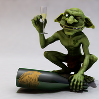 Small grinning Goblin 3D Printing 126506