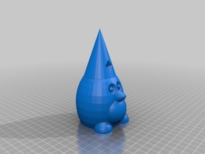 Wizard Penguin 3D Print 126527