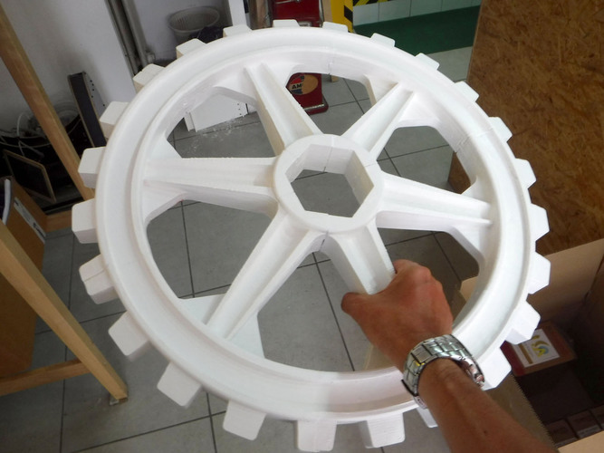 Simple gear in six cloves 3D Print 126840