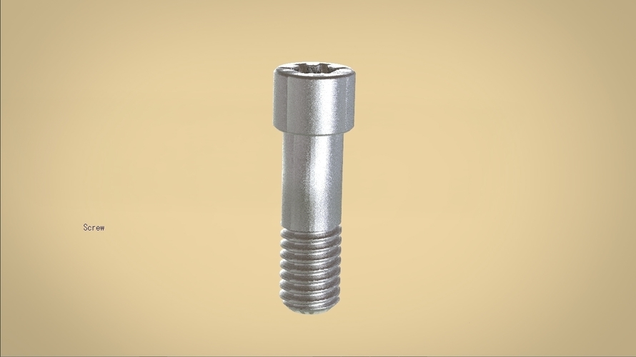 Digital Anatomical Screw Retained Abutment 3D Print 127120 Digital Anatomical Screw Retained Abutment 3D Print 127120