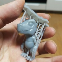 Small Highpoly_Digimon charactor by MiFi Studio in Busan 3D Printing 127503