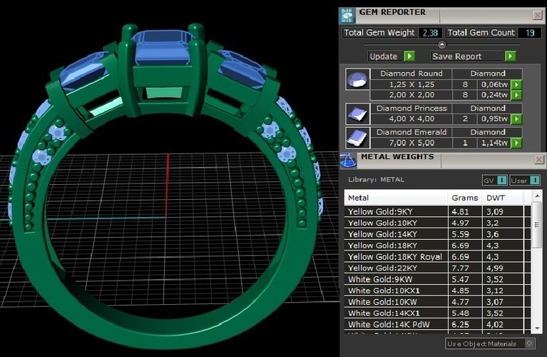 Jewelry Ring Women 3D Print 127657 Jewelry Ring Women 3D Print 127657