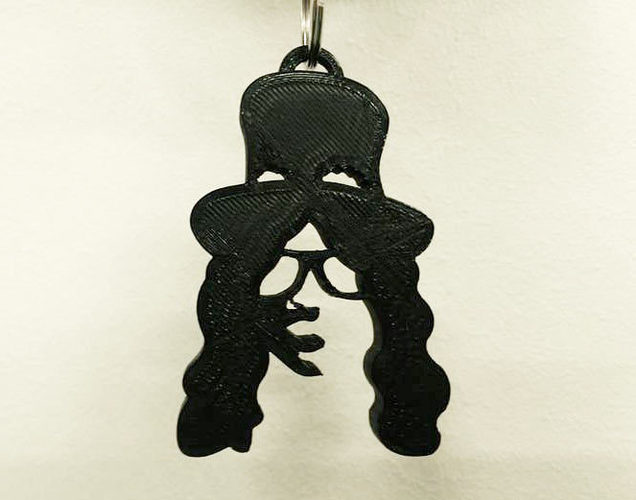 Slash Necklace - Guns and Roses 3D Print 128067 Slash Necklace - Guns and Roses 3D Print 128067