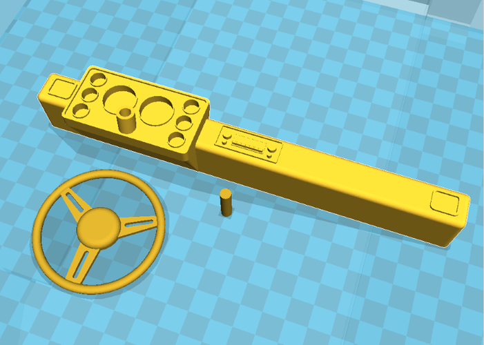 Small Dashboard steering Wheel Crawler Scaler Truck 3D Print 128181 Small Dashboard steering Wheel Crawler Scaler Truck 3D Print 128181