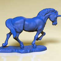 Small Unicorn 3D Printing 128541