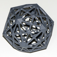 Small Rhombic Triacontahedron 3D Printing 128613