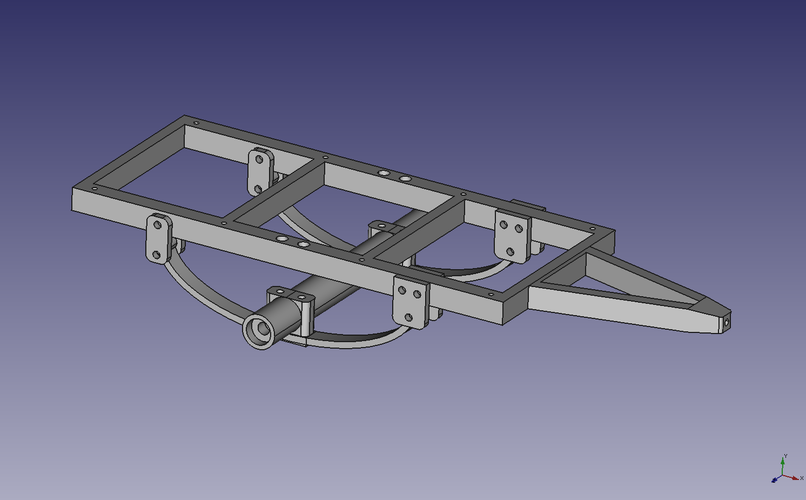 RC Trailer Chassis Scaler Crawler Trucks Leaf Springs Axle Frame 3D Print 128615 RC Trailer Chassis Scaler Crawler Trucks Leaf Springs Axle Frame 3D Print 128615