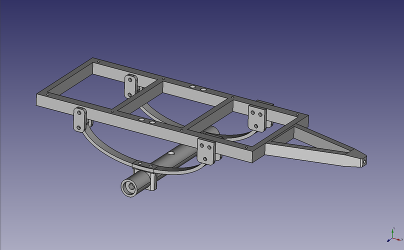 RC Trailer Chassis Scaler Crawler Trucks Leaf Springs Axle Frame 3D Print 128616 RC Trailer Chassis Scaler Crawler Trucks Leaf Springs Axle Frame 3D Print 128616