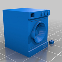 Small Lavadora- washing machine - machine a laver 3D Printing 128949
