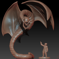 Small Hunting Horror (Call of Cthulhu) 3D Printing 129072