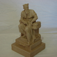 Small Thuner or Thunor, Saxon God  3D Printing 129188