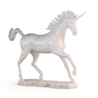 Small Unicorn Sculpture 3D Printing 129277