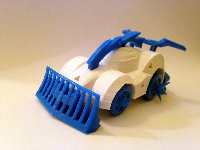 3DRacers - Armageddon Car 3D Print 12932