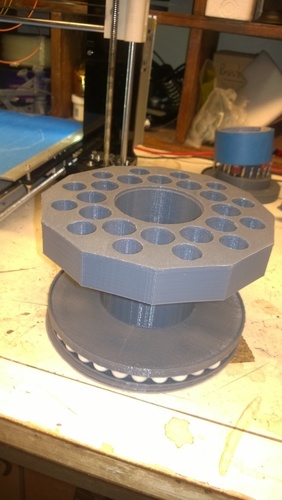 Tool Carousel Remix V_2 with rotating base 3D Print 129382
