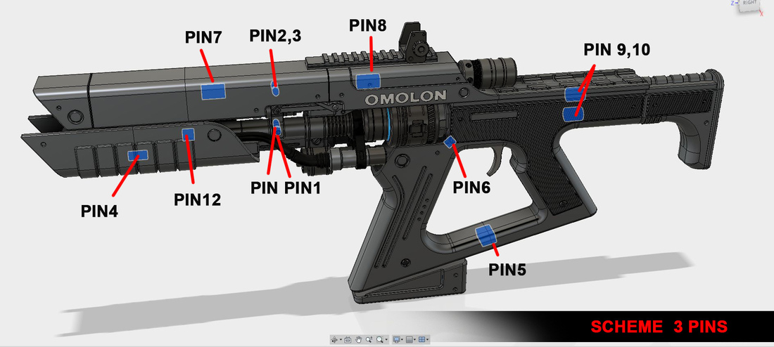 THESAN FR4 Legendary Fusion Rifle 3D Print 129610 THESAN FR4 Legendary Fusion Rifle 3D Print 129610