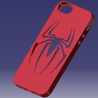 Small iPhone 5S Spider-man Case 3D Printing 129655