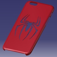 Small iPhone 6S Spider-man Case 3D Printing 129656