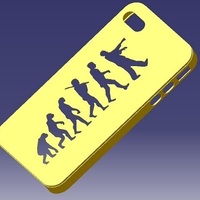 Small iPhone 4S Evolution Case 3D Printing 129834