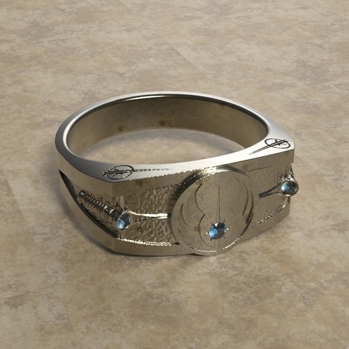 Jedi Ring 3D Print 129868