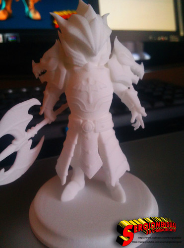 Laika Fire Knight 3,5 inches Tall 3D Print 130007 Laika Fire Knight 3,5 inches Tall 3D Print 130007