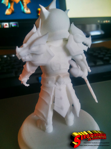 Laika Fire Knight 3,5 inches Tall 3D Print 130010 Laika Fire Knight 3,5 inches Tall 3D Print 130010