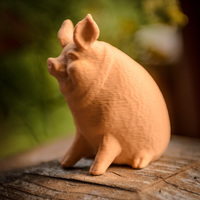 Small Garden Pig 3D Printing 130232