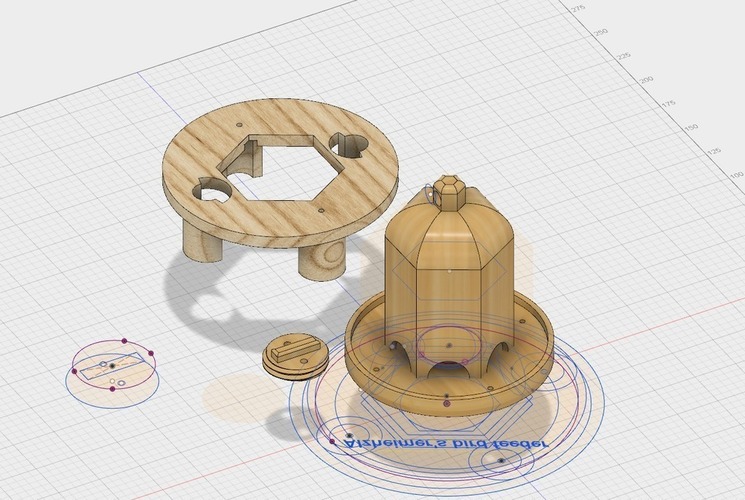 alzheimer's (dementia) bird feeder 3D Print 130350