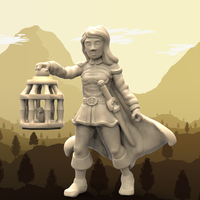 Wenda, Novice Adventurer (28mm/Heroic scale) - Thumbnail 1