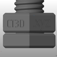 Impossible 3D-printed bolt and nut - Thumbnail 3