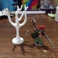Small Tree base For tabletop roleplay 3D Printing 130478