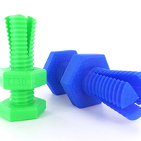 Impossible 3D-printed bolt and nut - Thumbnail 5