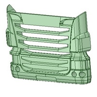 Small Truck face 3D Printing 130733
