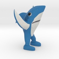 Small Left Shark 3D Printing 13075