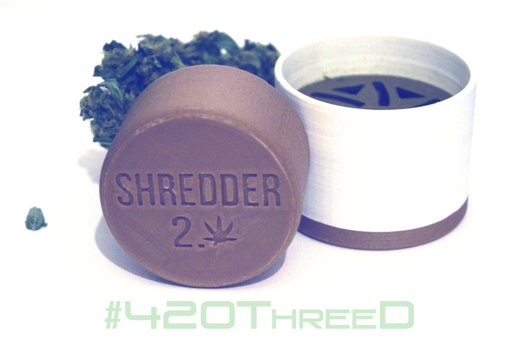 Toothless Herb Grinder - Shredder 2.0 Beta 3D Print 130818