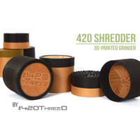 Small TOOTHLESS Herb gRINDER - by 420ThreeD 3D Printing 130827