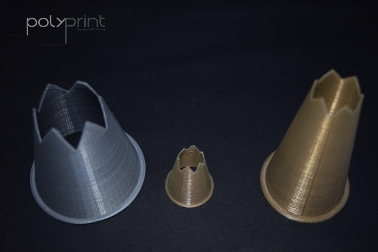 Jumbo & Scale-able Food Nozzle for Piping Bags 3D Print 130846